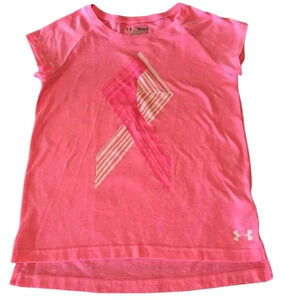 Under Armour Pink Girl’s Tee. Size Medium